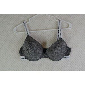 Nautica Women's 38C Black T Shirt Push Up Underwire Bra